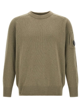 C.P. Company Zweifarbige Wollstrickjacke