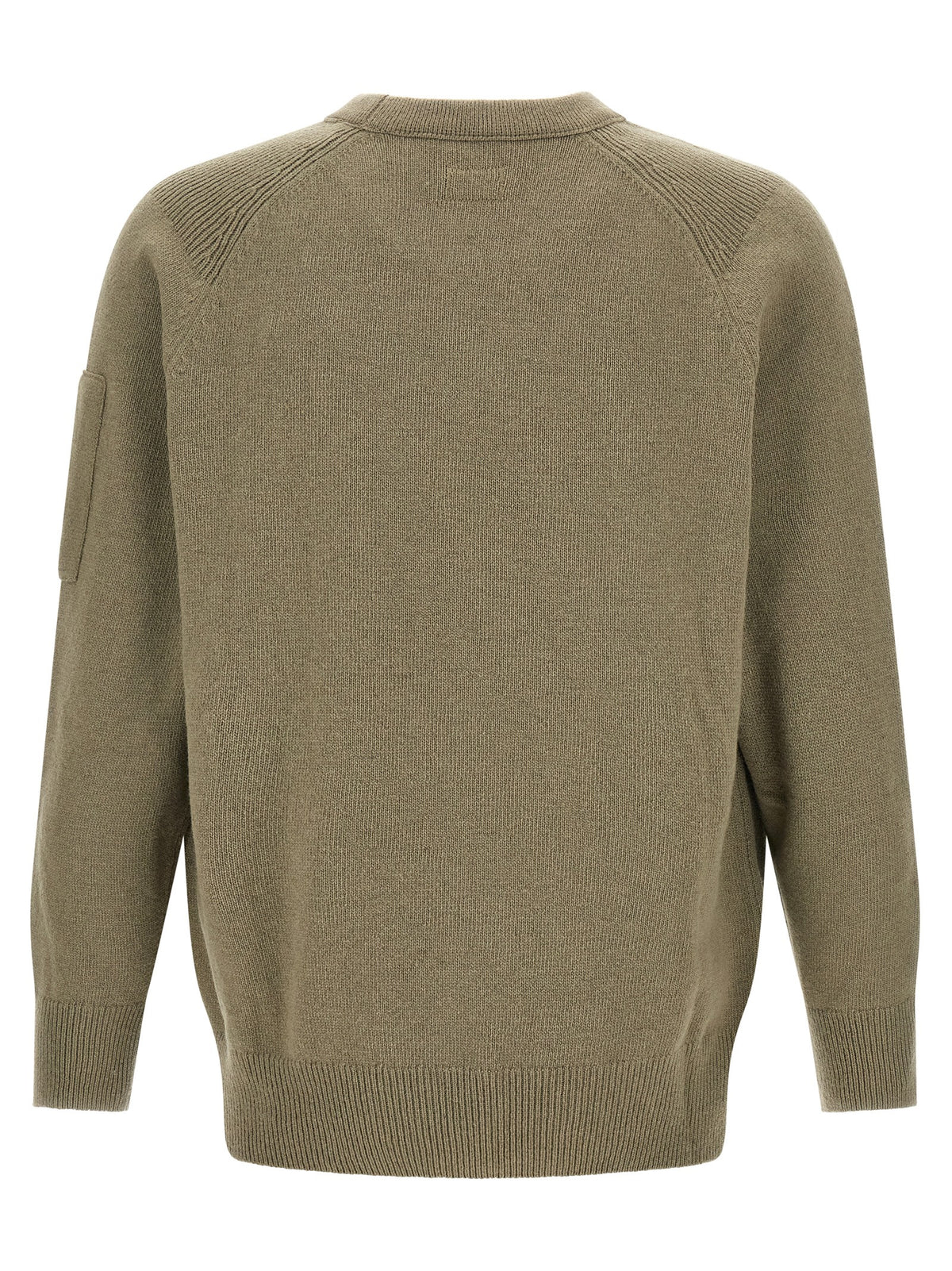 C.P. Company Zweifarbige Wollstrickjacke