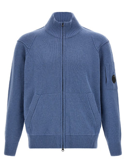 C.P. Company Blauer Wollcardigan