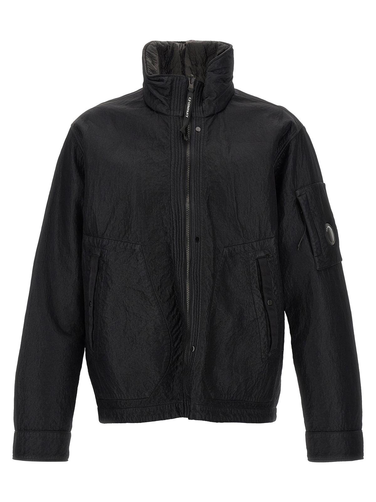 C.P. Company Schwarze Polyamid-Shell-Jacke