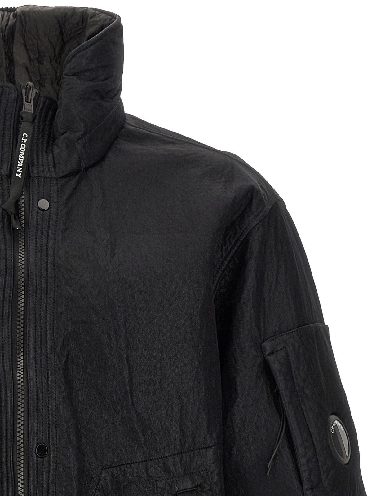 C.P. Company Schwarze Polyamid-Shell-Jacke