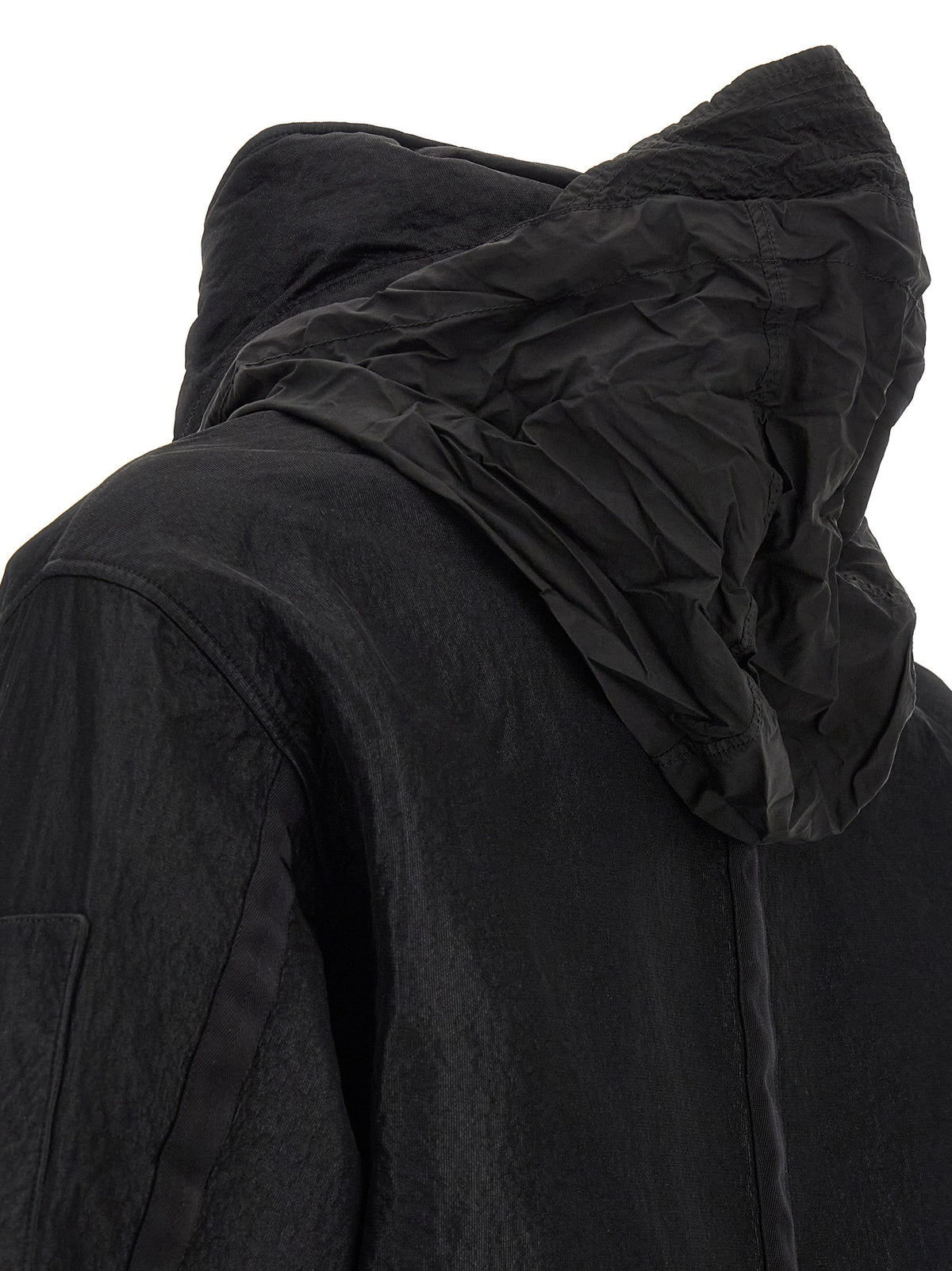 C.P. Company Schwarze Polyamid-Shell-Jacke