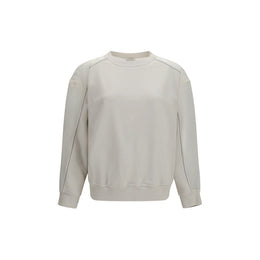 Brunello Cucinelli Weißes Baumwoll-Sweatshirt