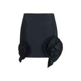Blumarine Schwarzer Minirock aus Polyester