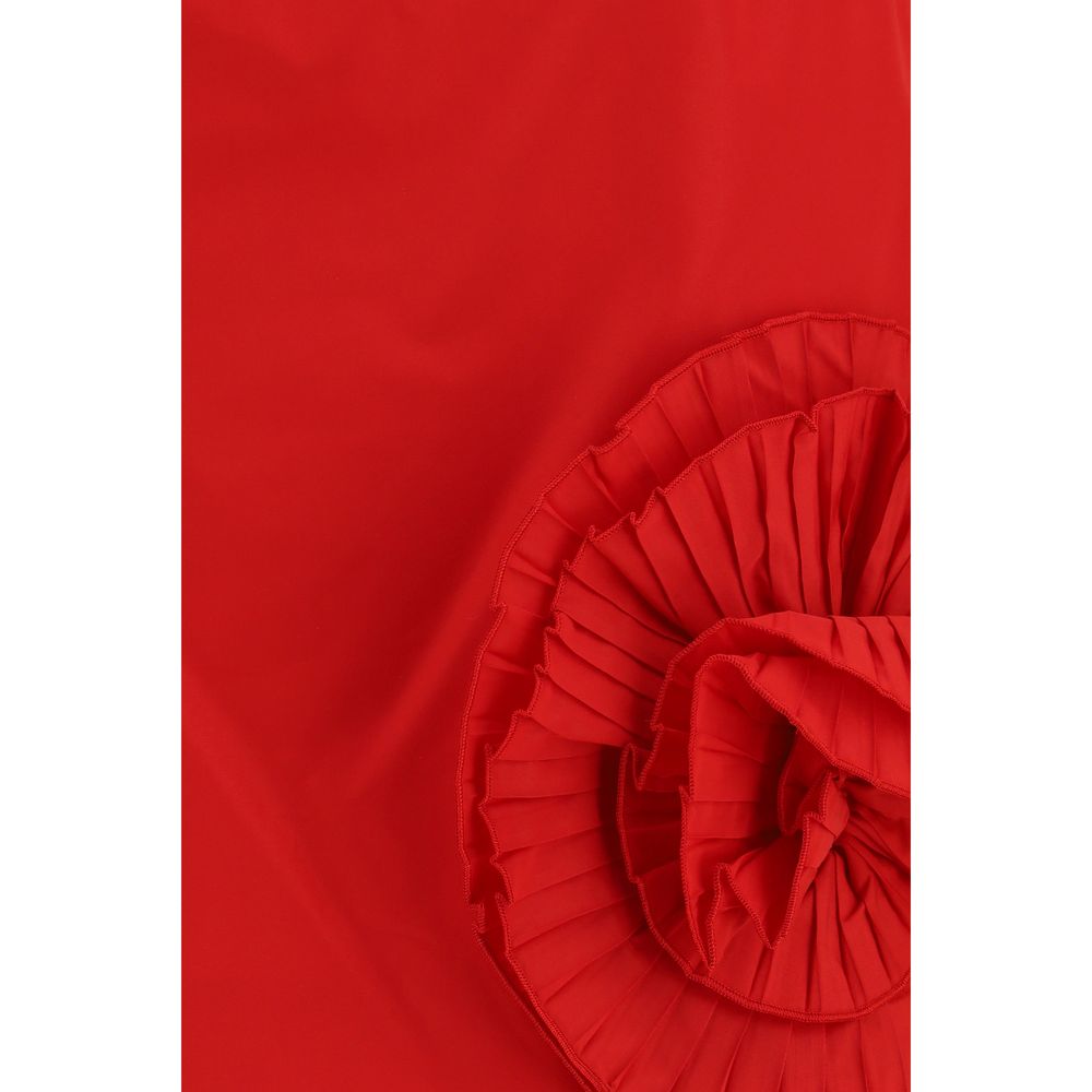 Blumarine Roter Minirock aus Polyester