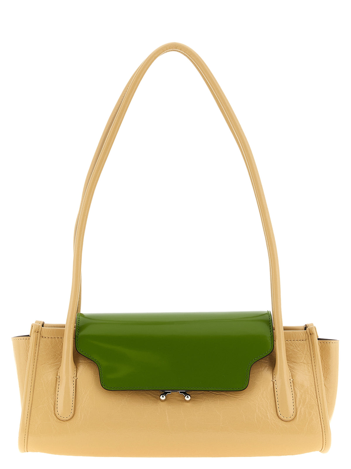 Marni Schultertasche aus mehrfarbigem Kalbsleder