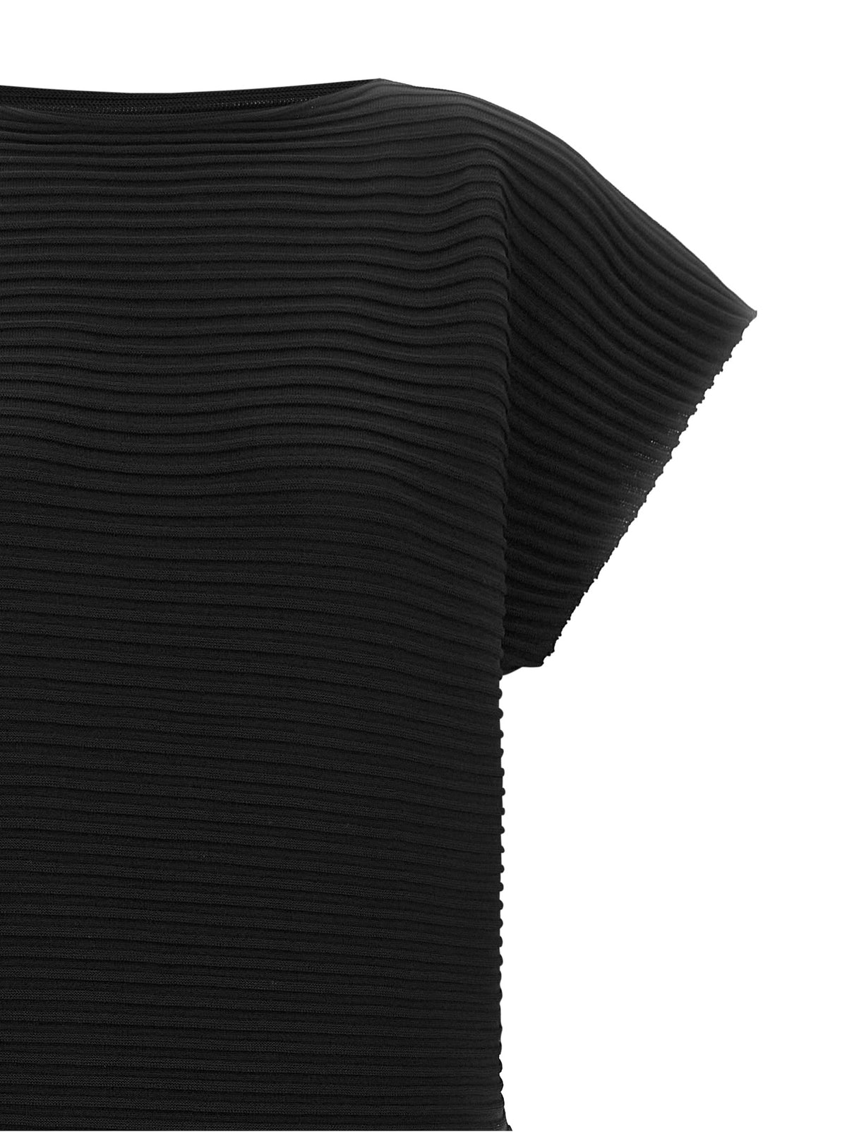 PLEATS PLEASE ISSEY MIYAKE Schwarzes Polyester-Midikleid