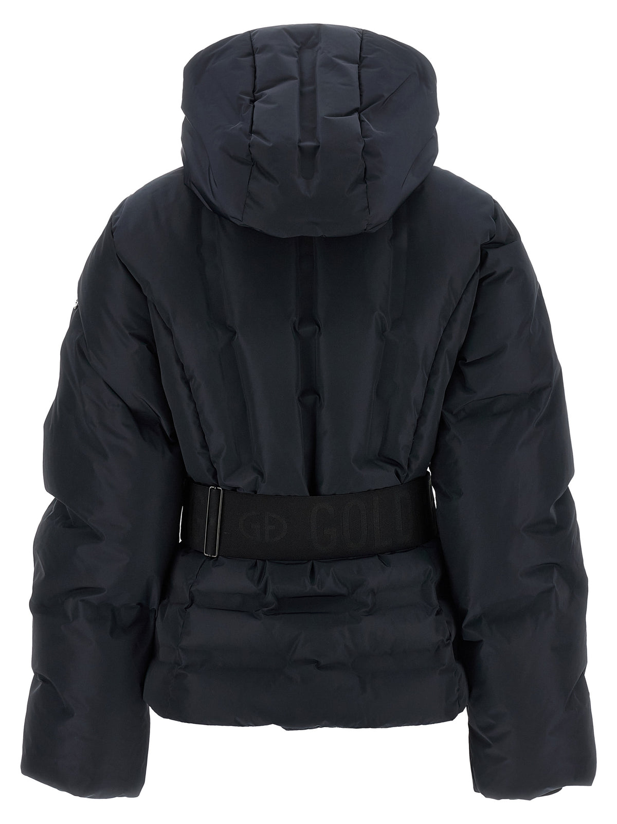 GOLDBERGH Schwarze Polyester-Jacke in voller Länge
