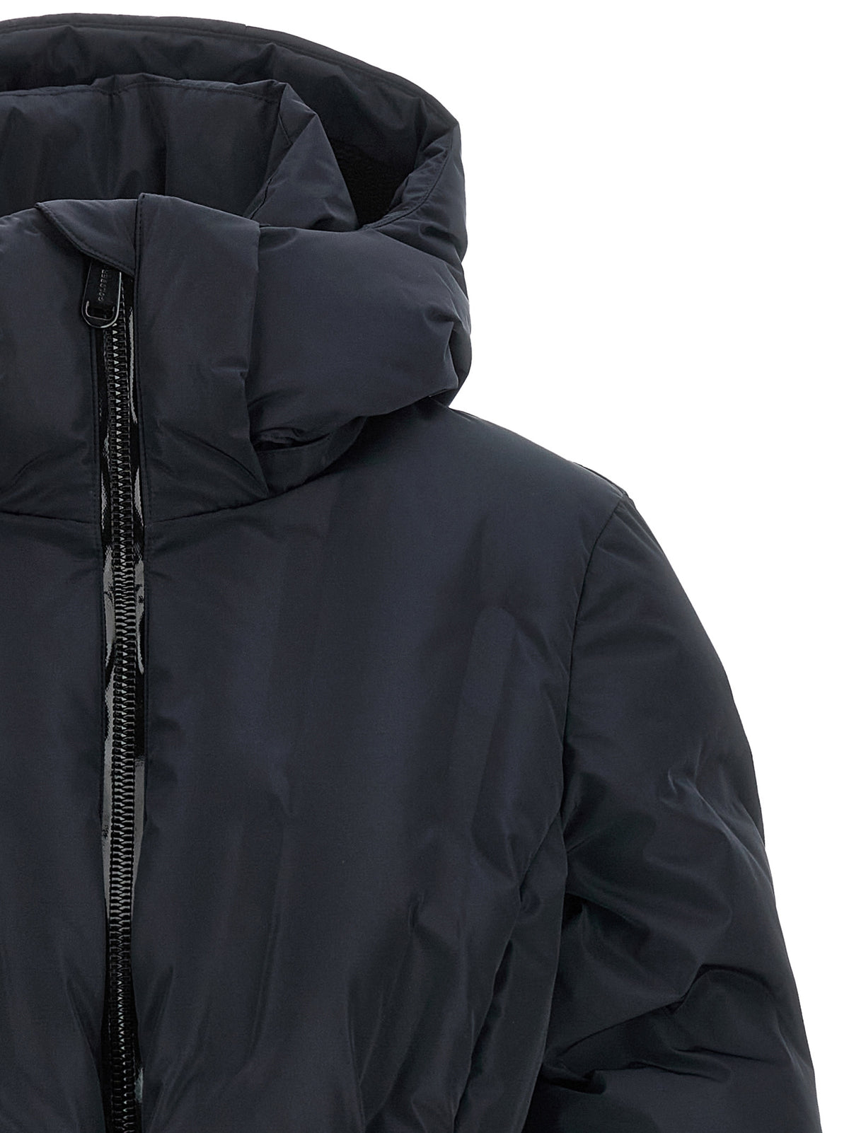 GOLDBERGH Schwarze Polyester-Jacke in voller Länge