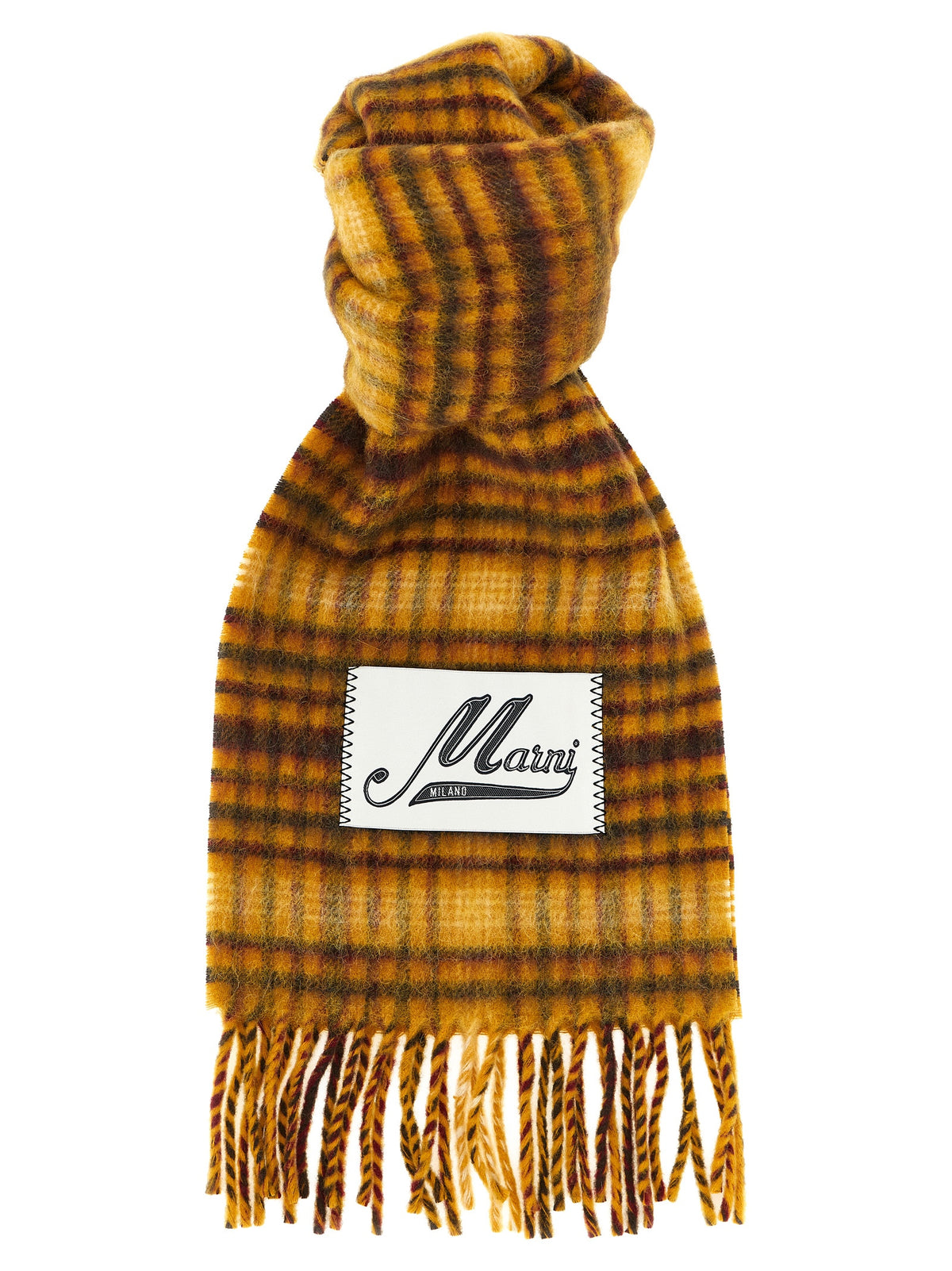 Marni Mehrfarbiger Foulard aus reiner Schurwolle