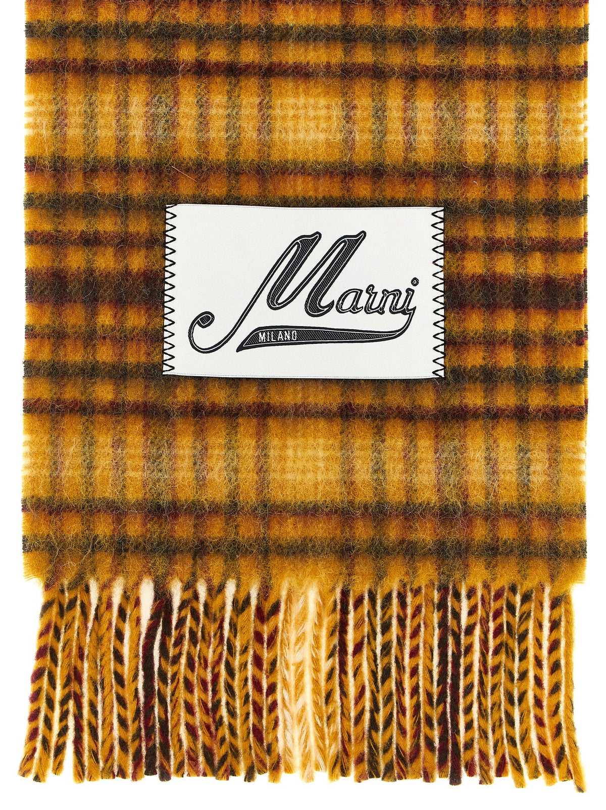 Marni Mehrfarbiger Foulard aus reiner Schurwolle
