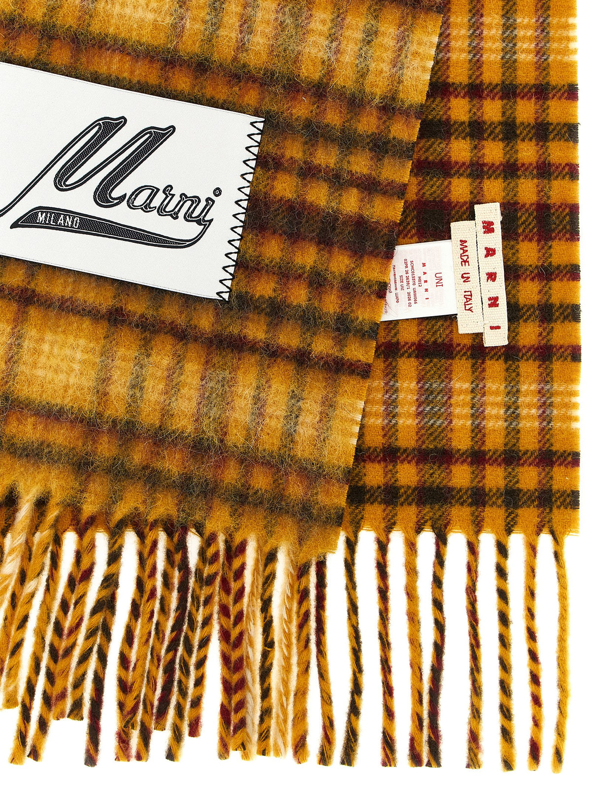 Marni Mehrfarbiger Foulard aus reiner Schurwolle