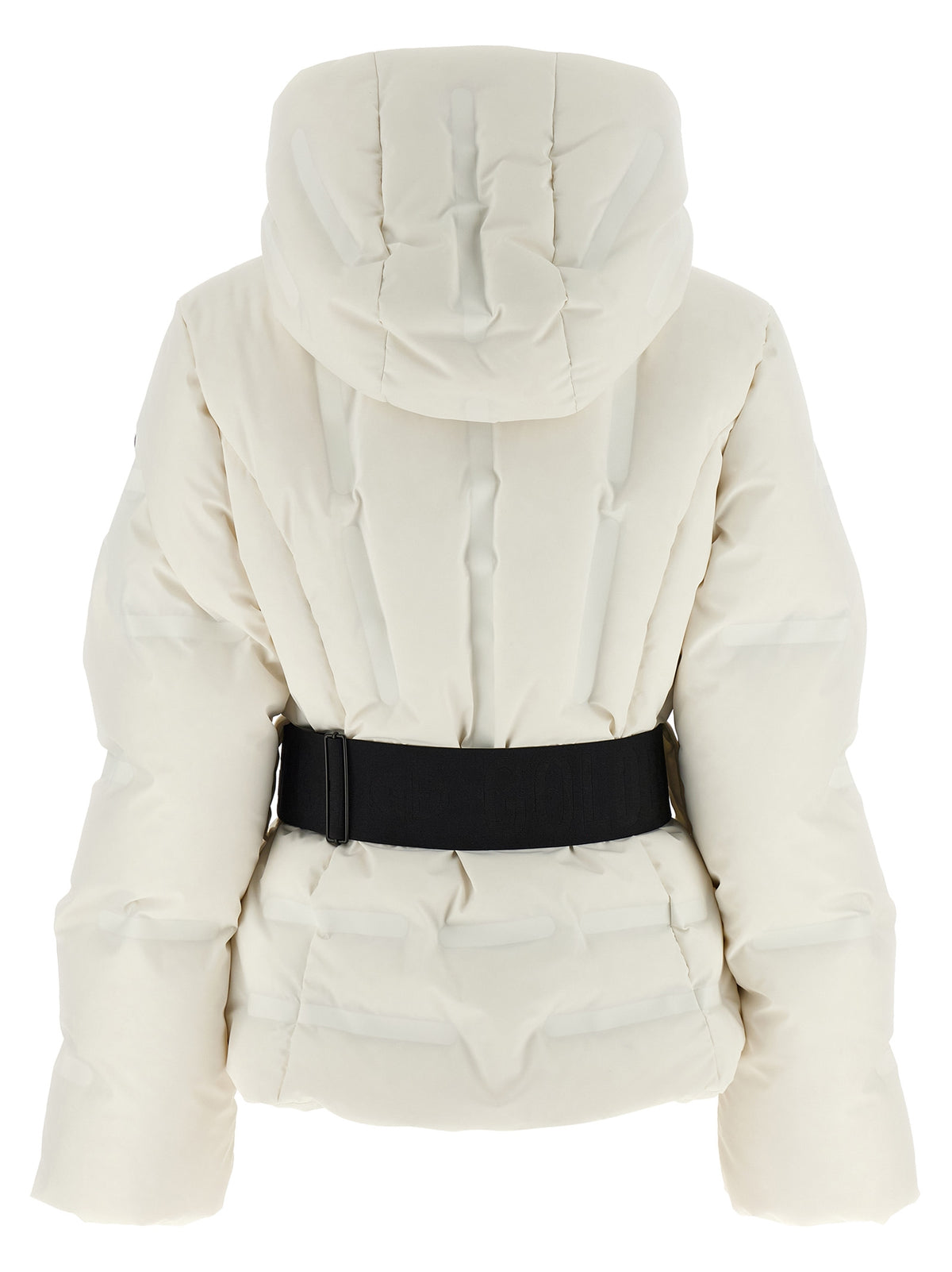 GOLDBERGH Weiße Polyester-Jacke in voller Länge