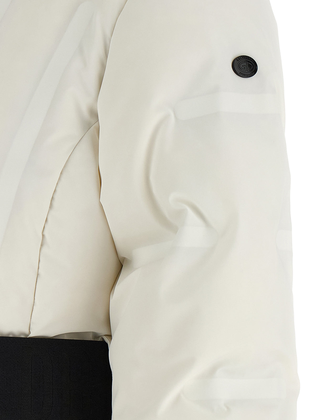 GOLDBERGH Weiße Polyester-Jacke in voller Länge
