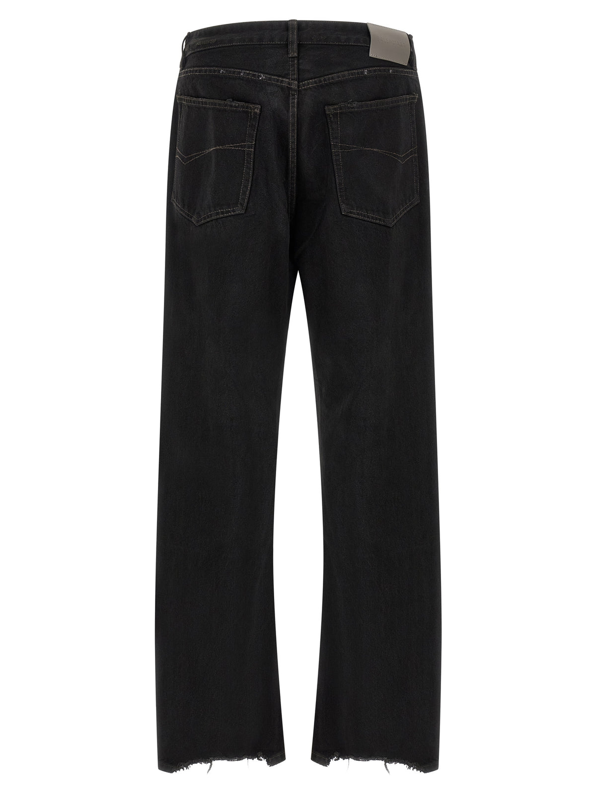 Balenciaga Schwarze Baumwolljeans im Relaxed Fit