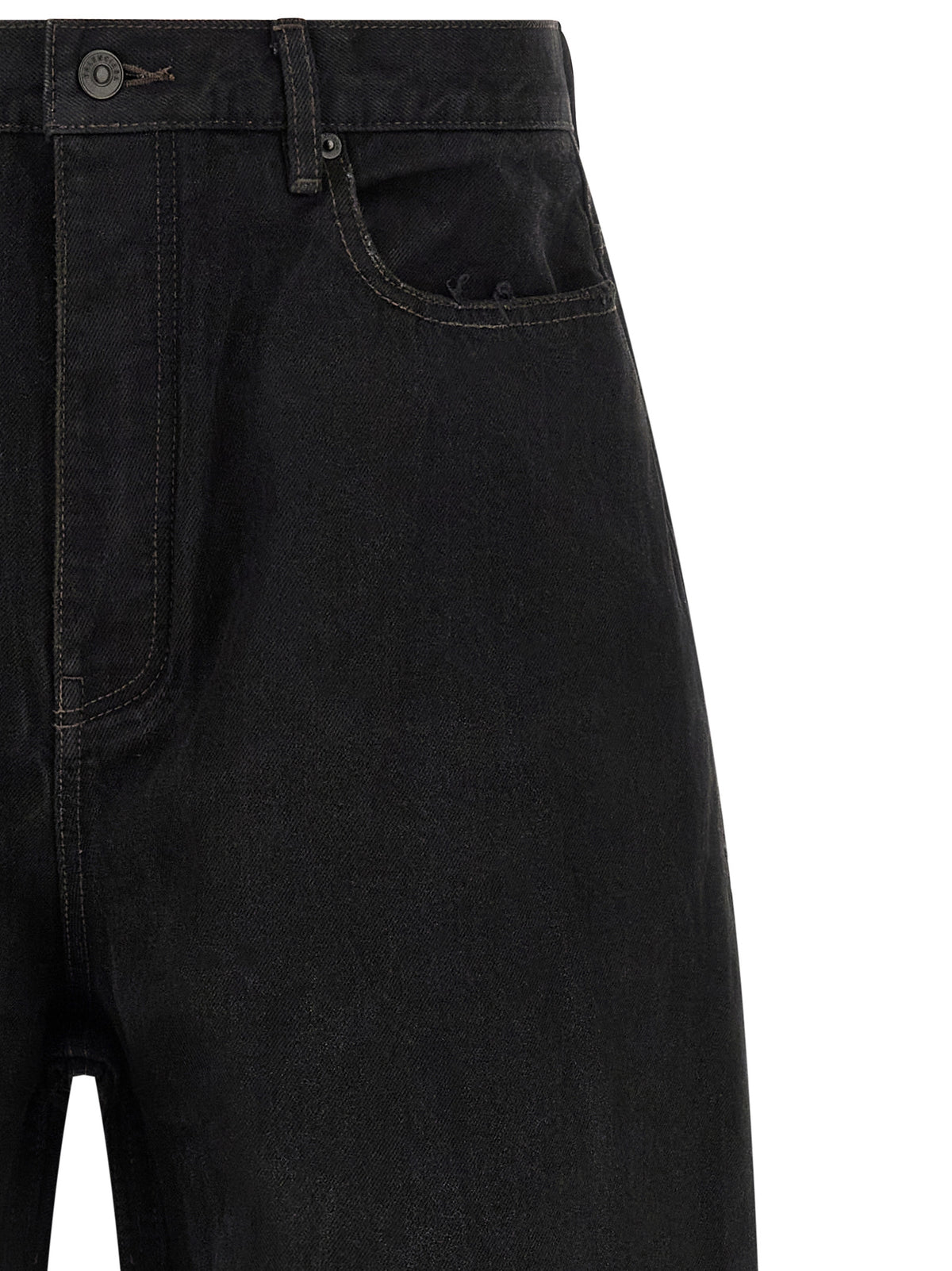 Balenciaga Schwarze Baumwolljeans Denim