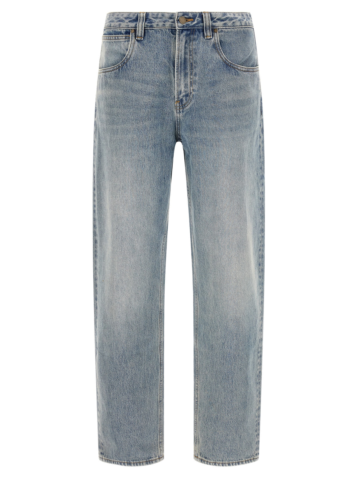 Entire Studios Blaue Jeans aus Baumwolle im geraden Schnitt