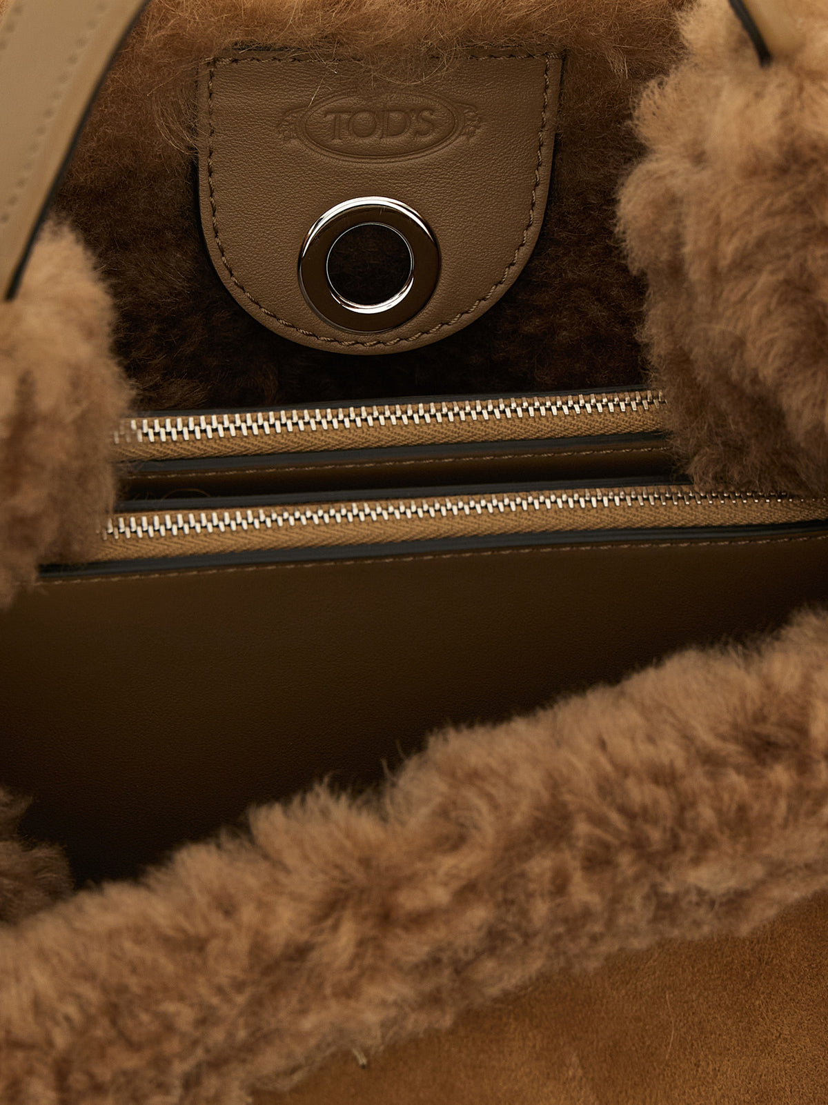 Tod's Braune Handtasche aus Merinowolle