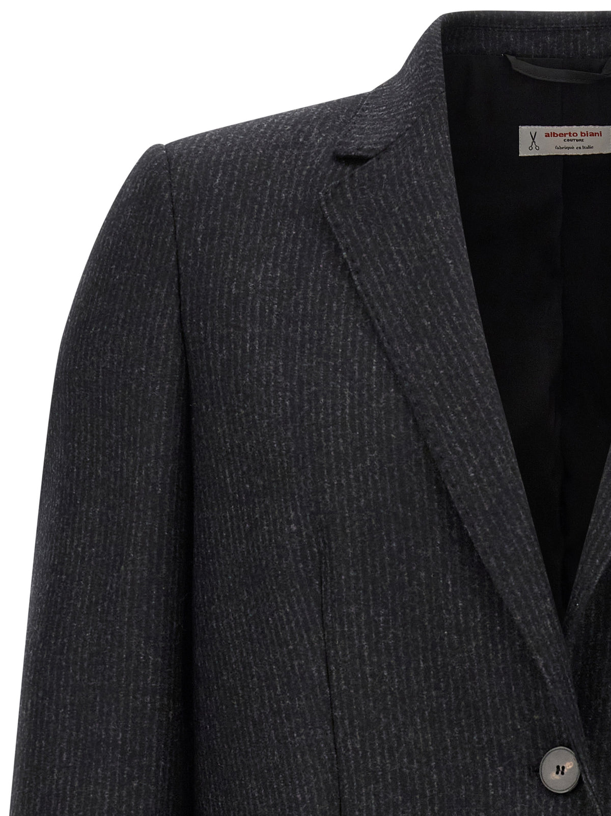 Alberto Biani Grauer Wollblazer