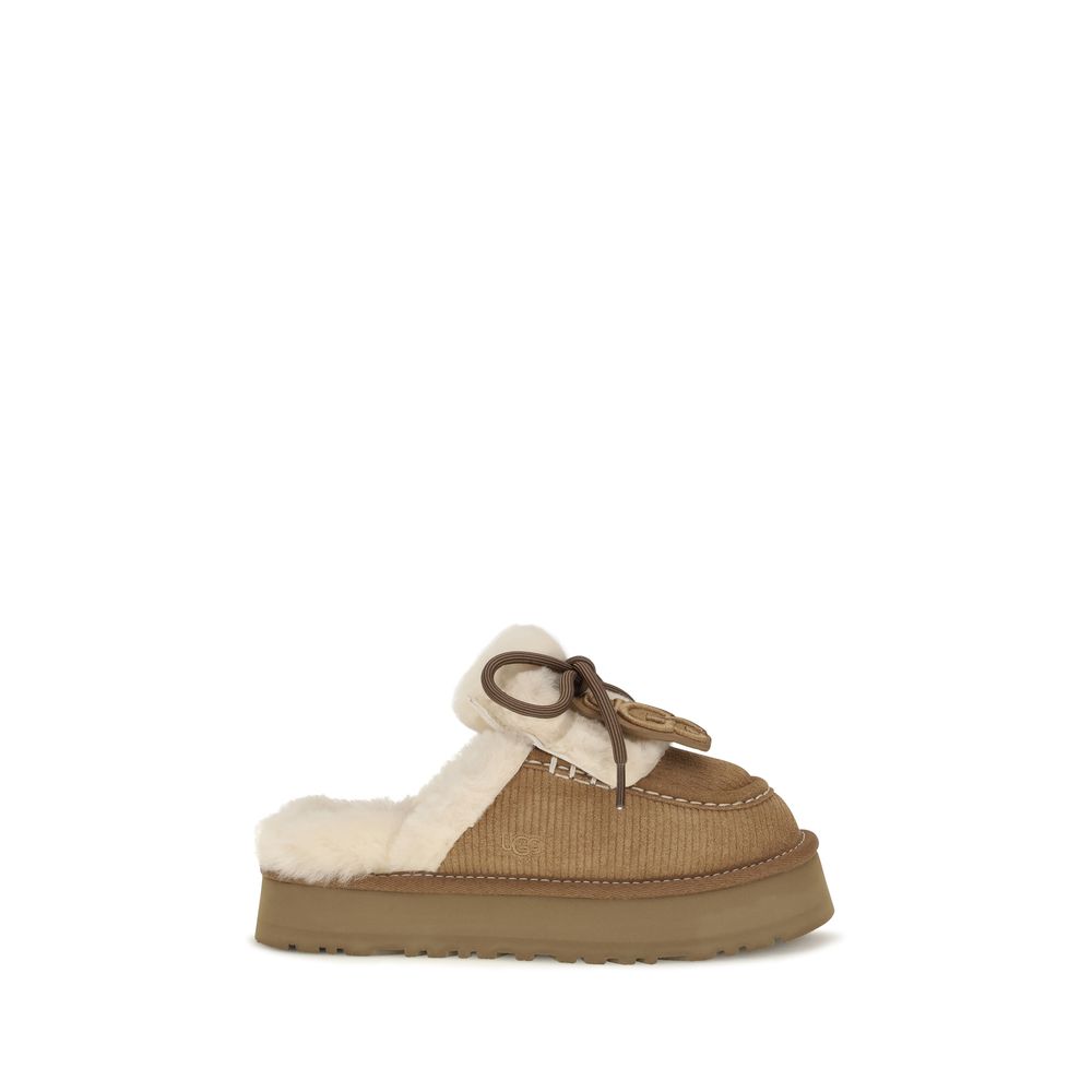 UGG Braune Wildleder-Slipper