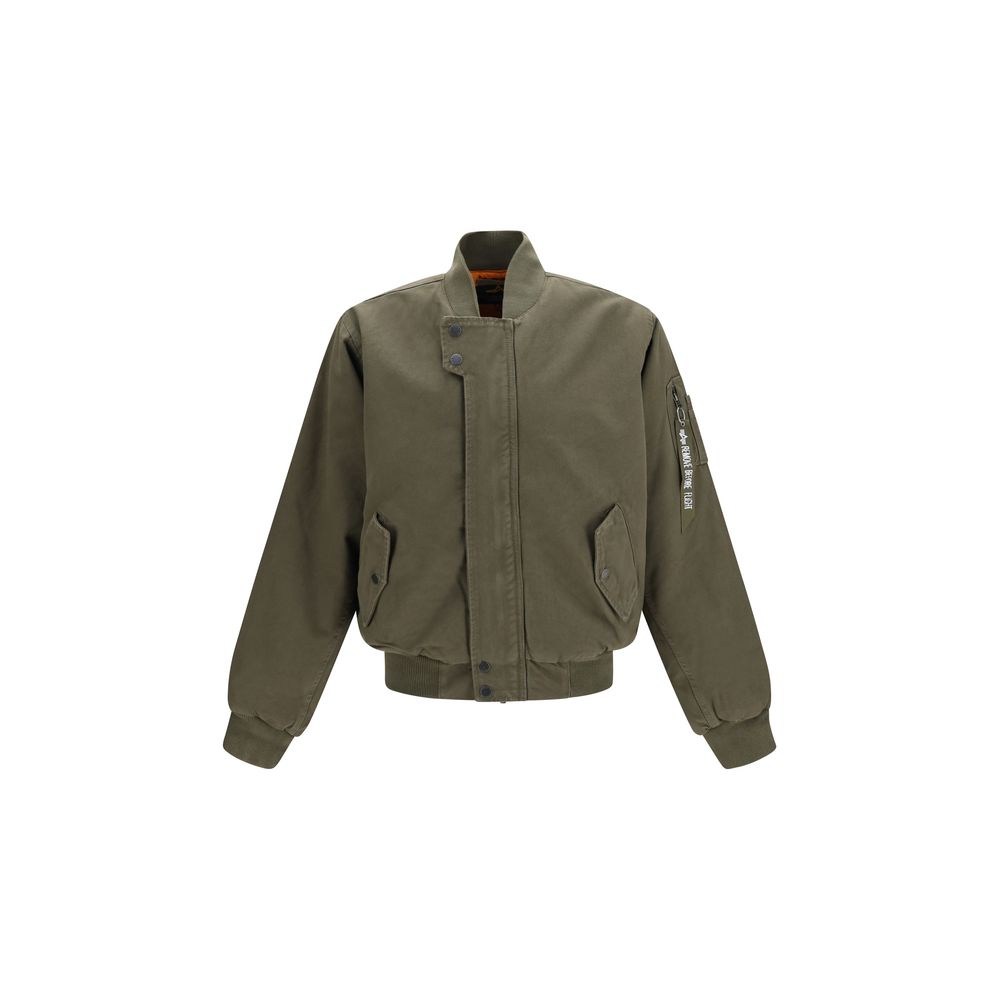 ALPHA INDUSTRIES Zweifarbige Nylon-Bomberjacke