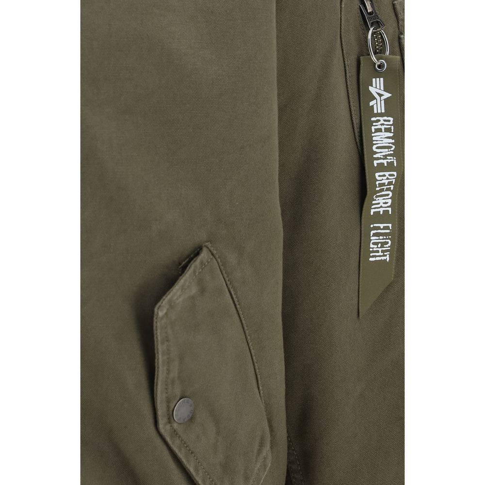 ALPHA INDUSTRIES Zweifarbige Nylon-Bomberjacke