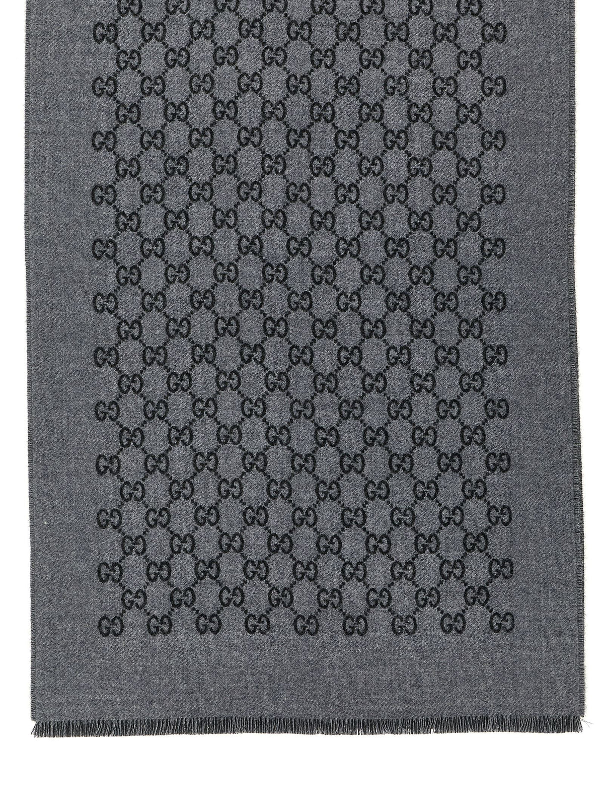 Gucci Grauer Wollschal
