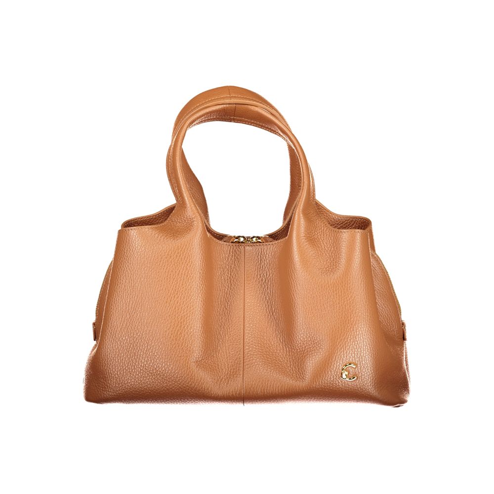Coccinelle Braune Lederhandtasche