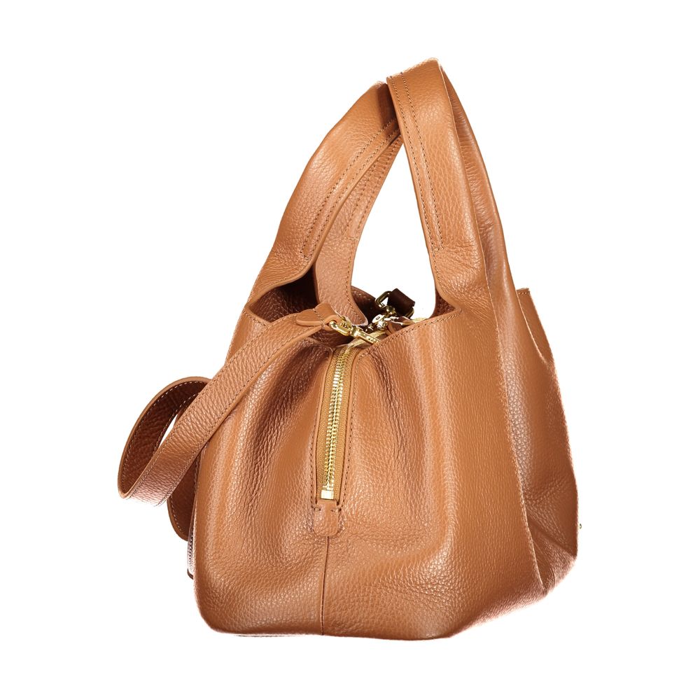 Coccinelle Braune Lederhandtasche