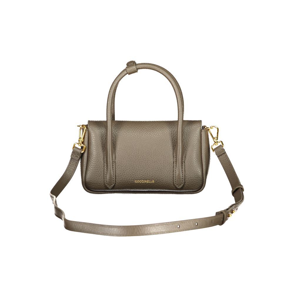 Coccinelle Braune Lederhandtasche