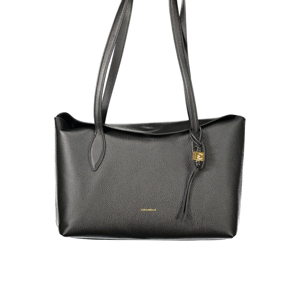 Coccinelle Schwarze Lederhandtasche