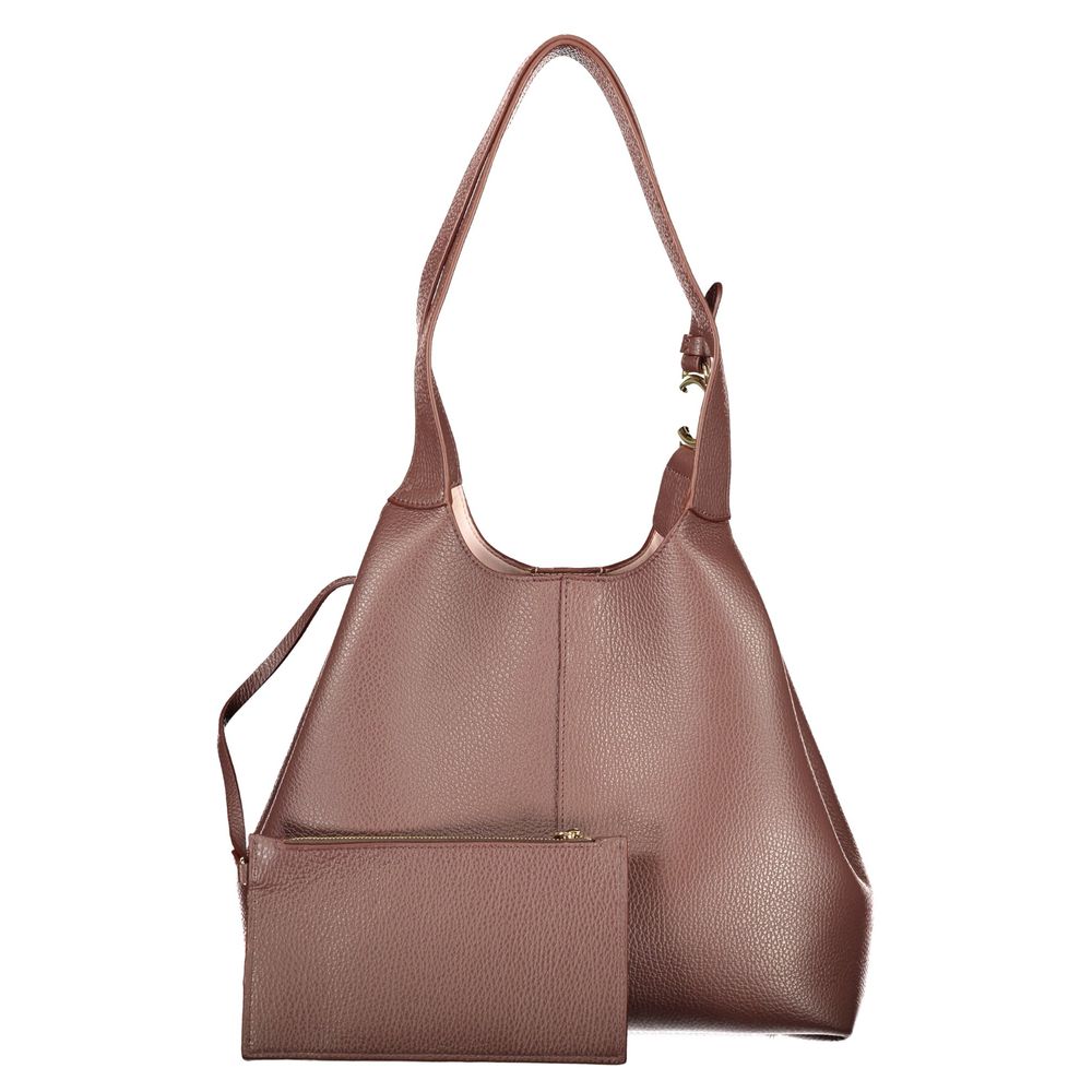 Coccinelle Braune Lederhandtasche