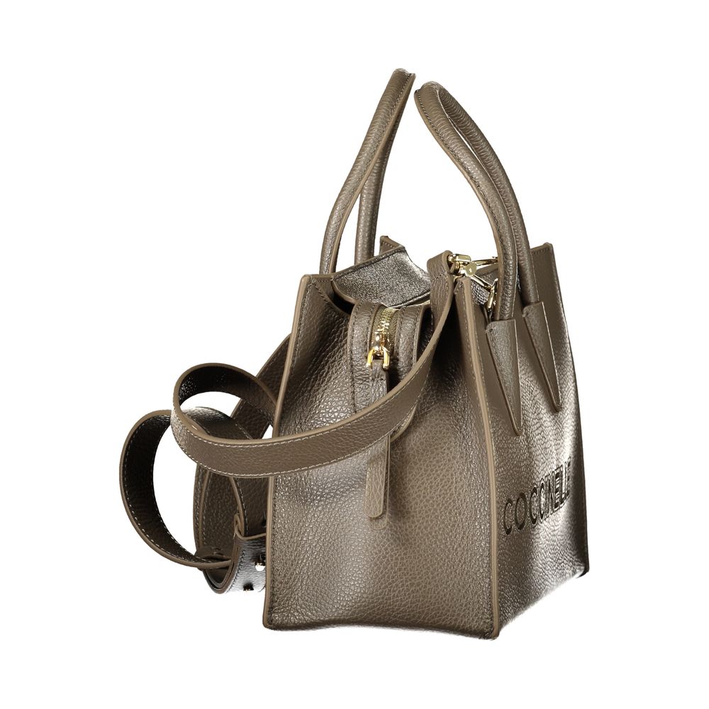 Coccinelle Braune Lederhandtasche