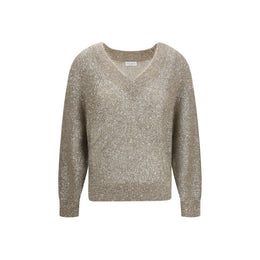 Brunello Cucinelli Beige Polyamid-Sweatshirt