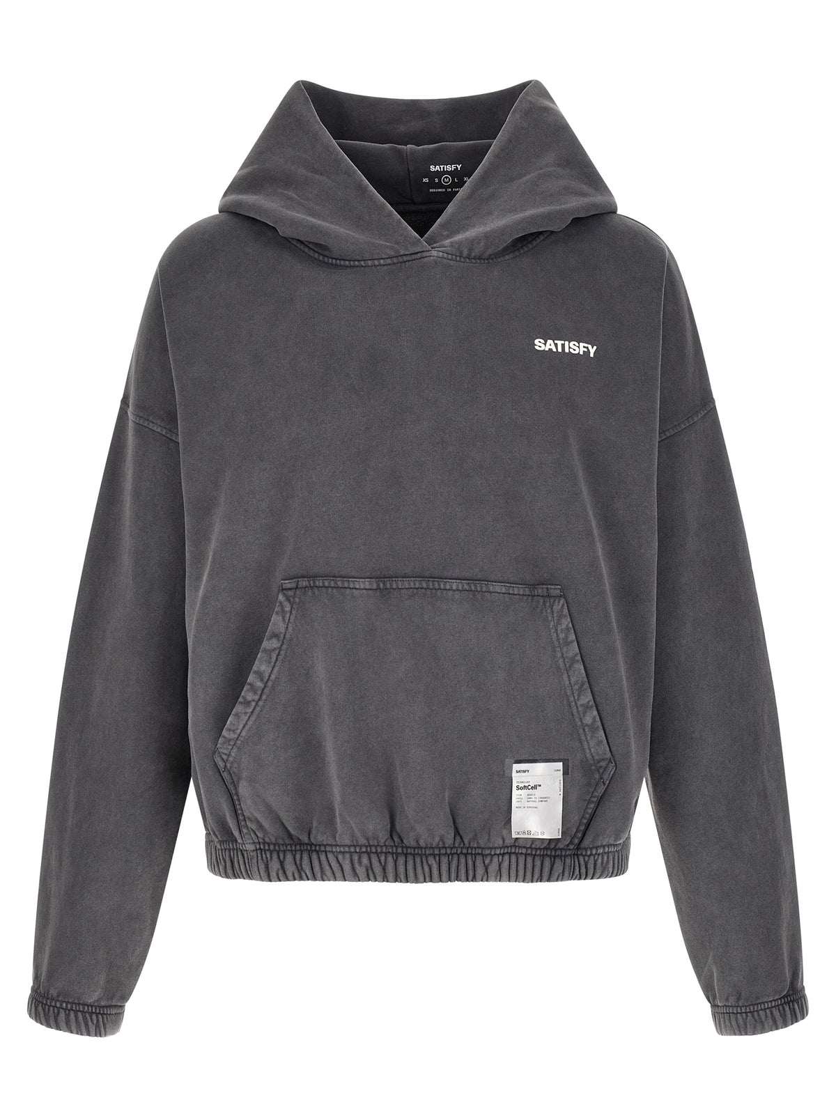 SATISFY Grauer Bio-Baumwoll-Sweatshirt