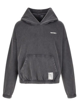 SATISFY Grauer Bio-Baumwoll-Sweatshirt