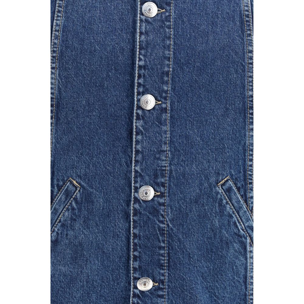 Brunello Cucinelli Blaue Jeansjacke aus Baumwolle