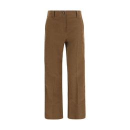 Brunello Cucinelli Braune Baumwollhose für die Freizeit