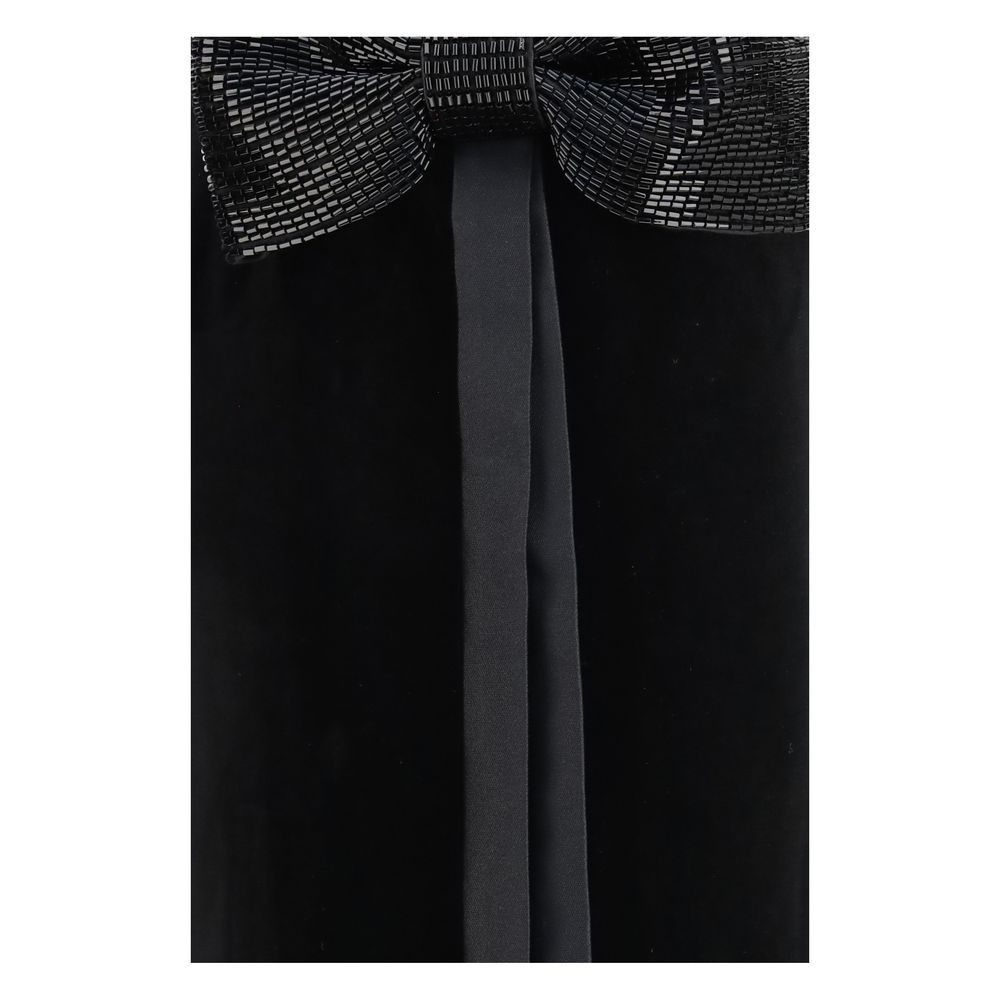Self-Portrait Schwarzes Freizeitkleid aus Polyester