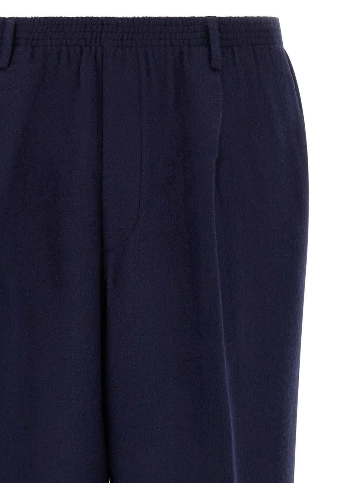 CELLAR DOOR Blaue Hose aus reiner Schurwolle