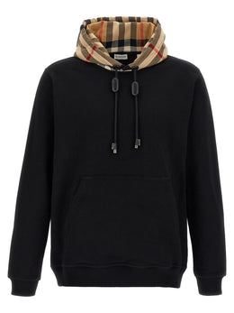 Burberry Schwarzer Baumwoll-Sweatshirt