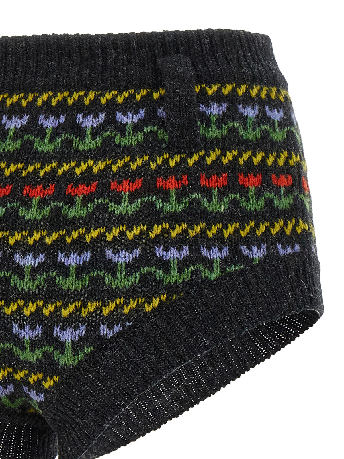 Marni Graue Bermuda-Shorts aus reiner Schurwolle