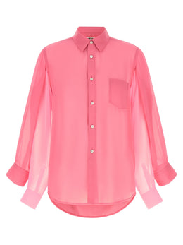 Comme Des Garçons Mehrfarbige Polyesterbluse