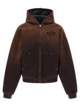 WILLY CHAVARRIA Baumwoll-Jacke in Braun