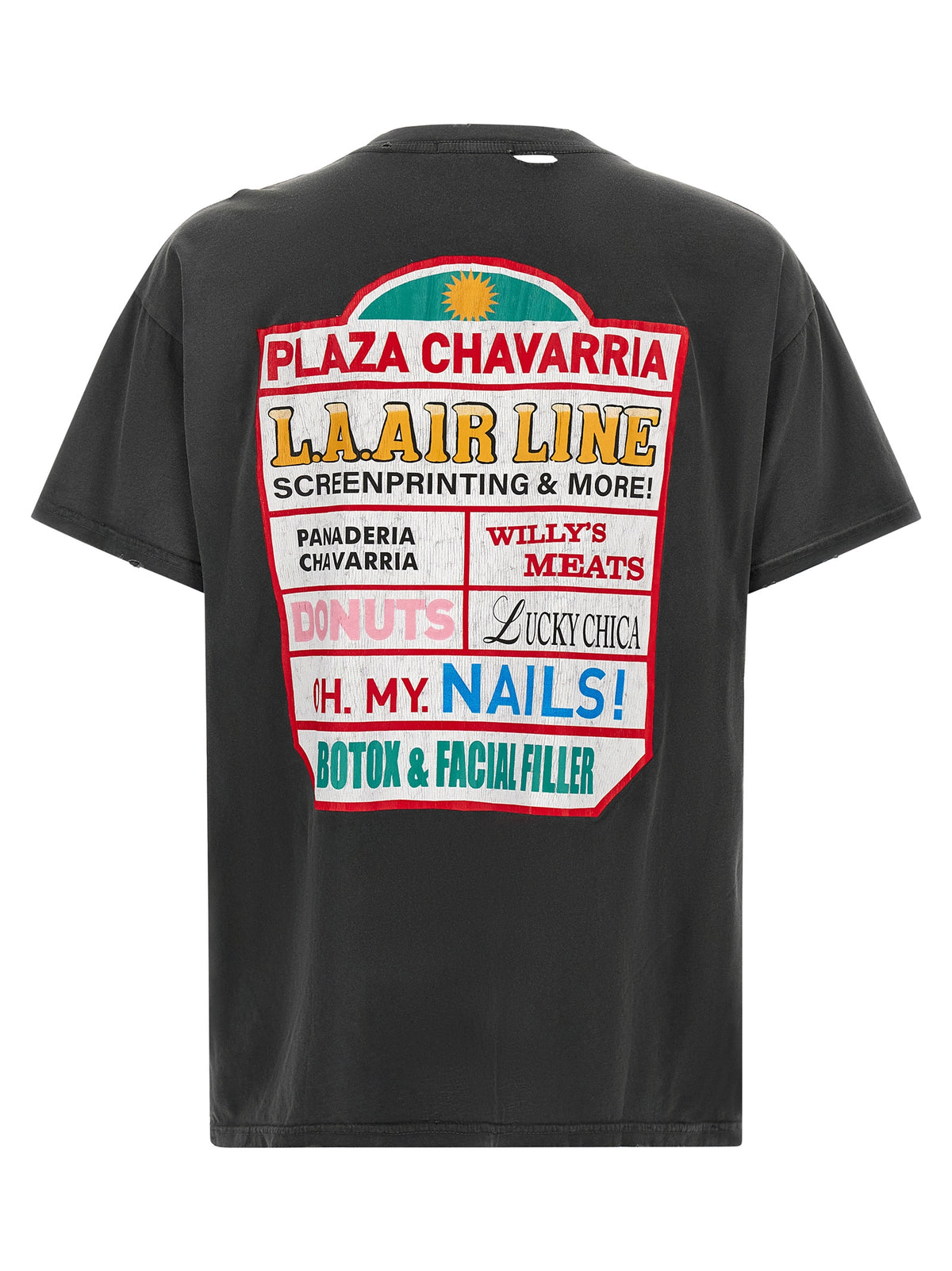 WILLY CHAVARRIA Schwarzes Baumwoll-T-Shirt