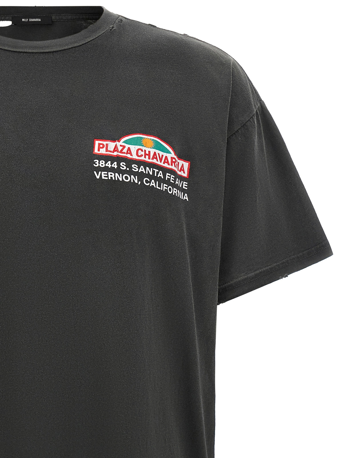 WILLY CHAVARRIA Schwarzes Baumwoll-T-Shirt
