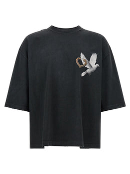 WILLY CHAVARRIA Schwarzes Baumwoll-T-Shirt
