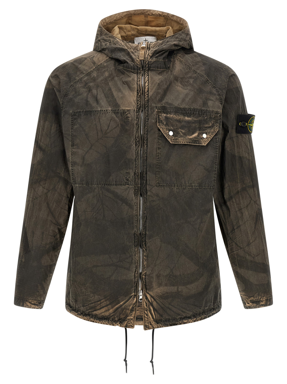 Stone Island Braune Polyamid-Bluse