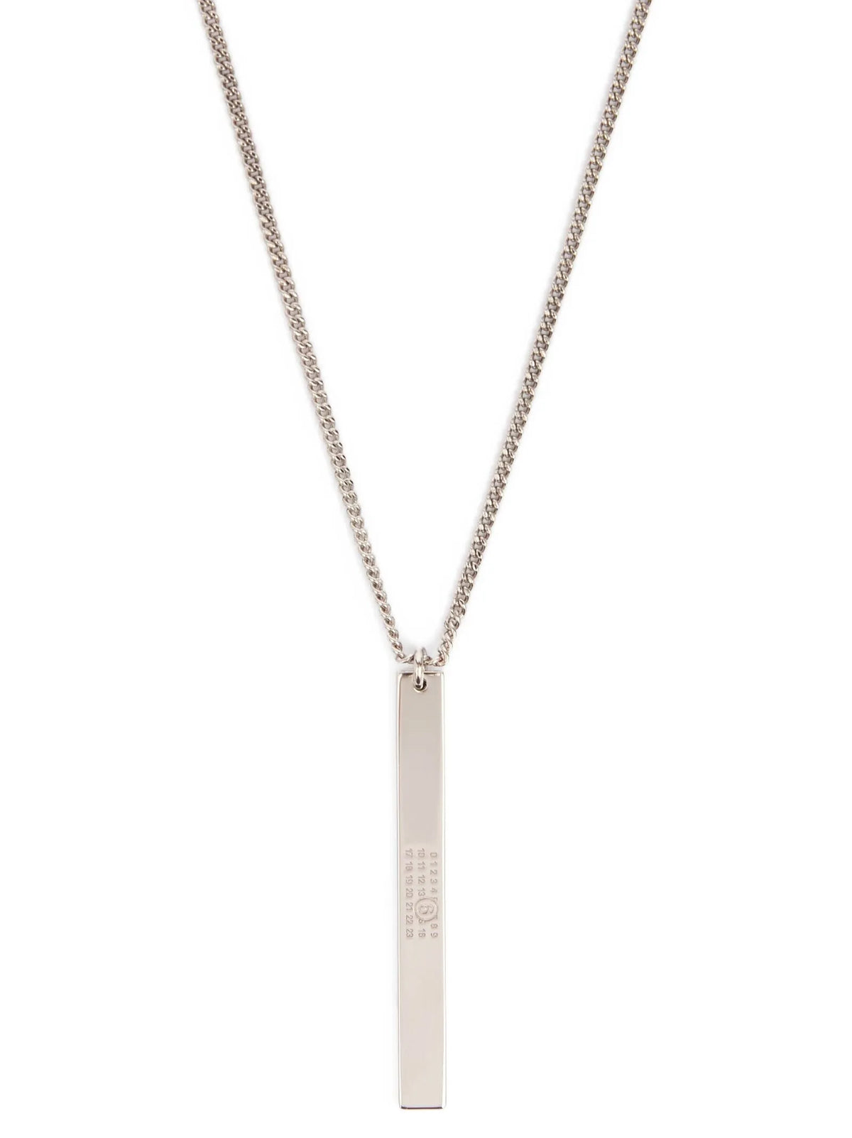 MM6 Maison Margiela Halskette aus Silbermessing