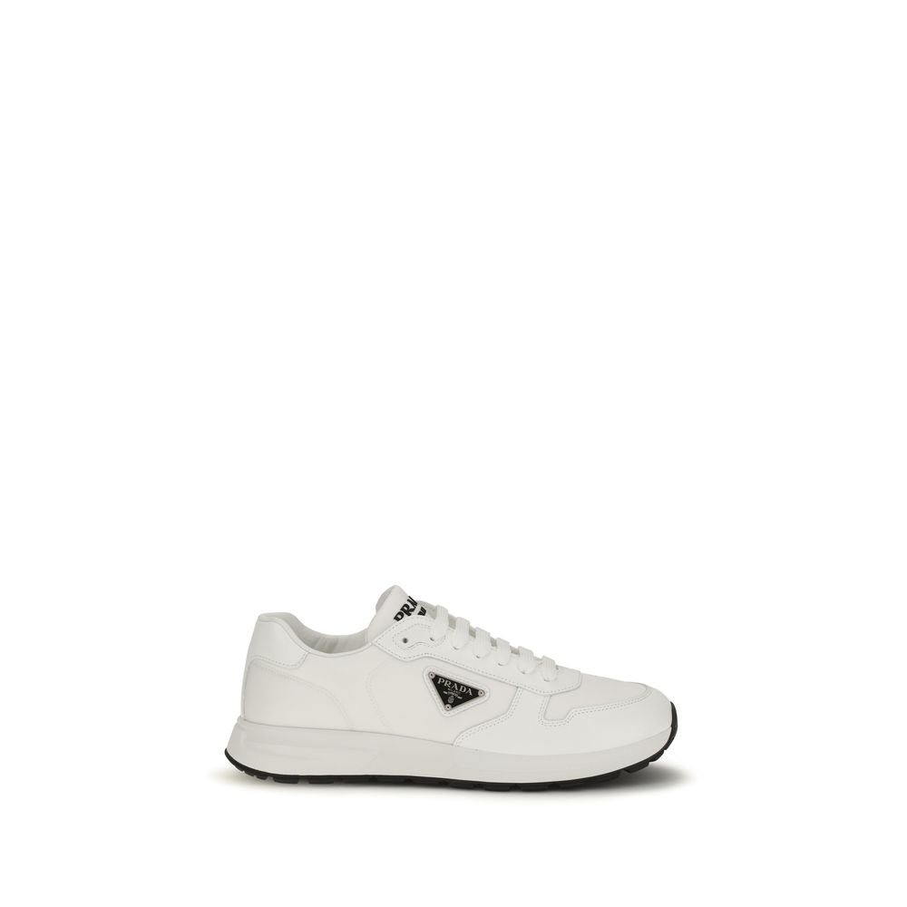 Prada Weiße Sneaker aus recyceltem Polyamid